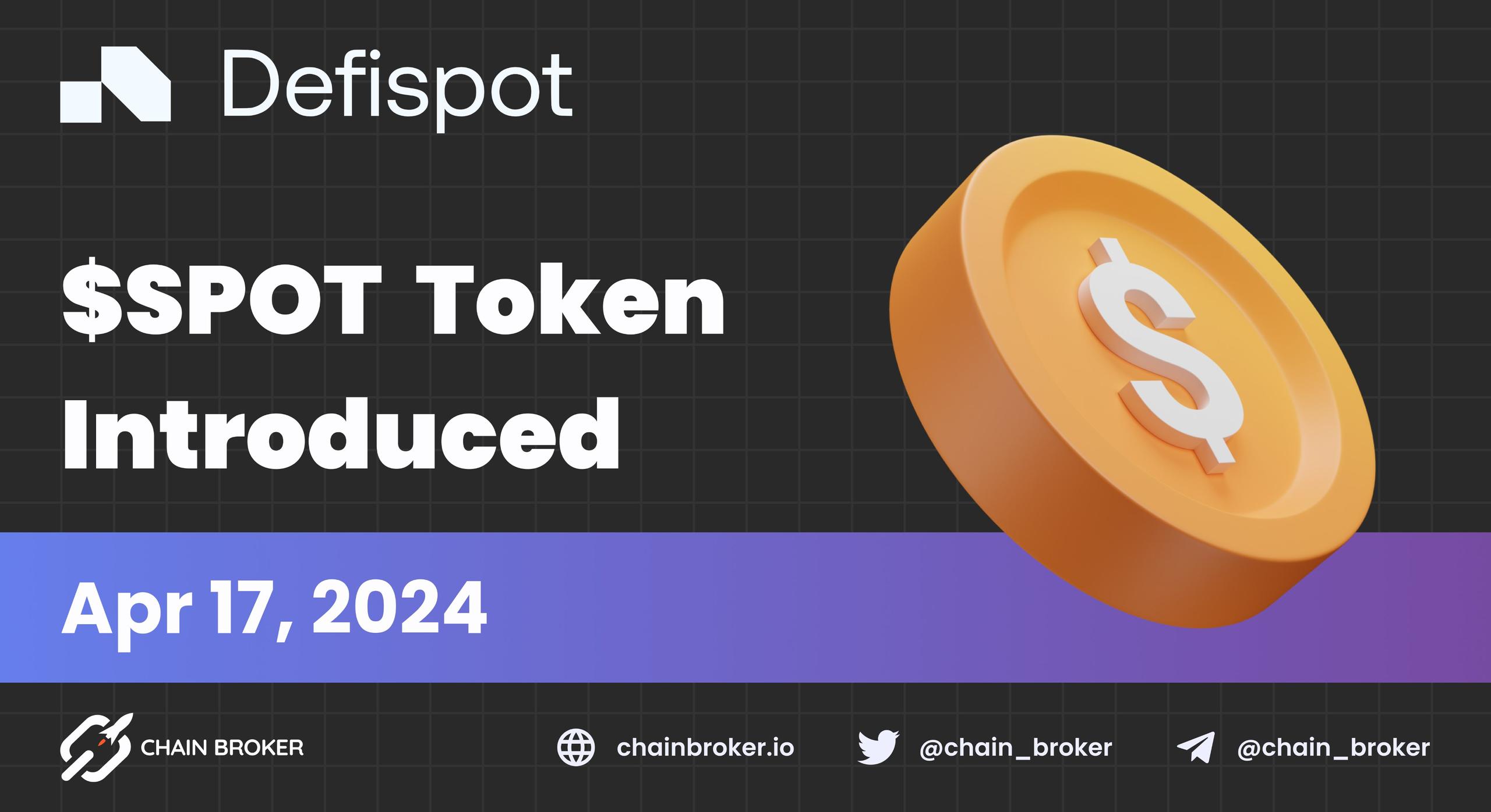 Defispot introduces the $SPOT Token