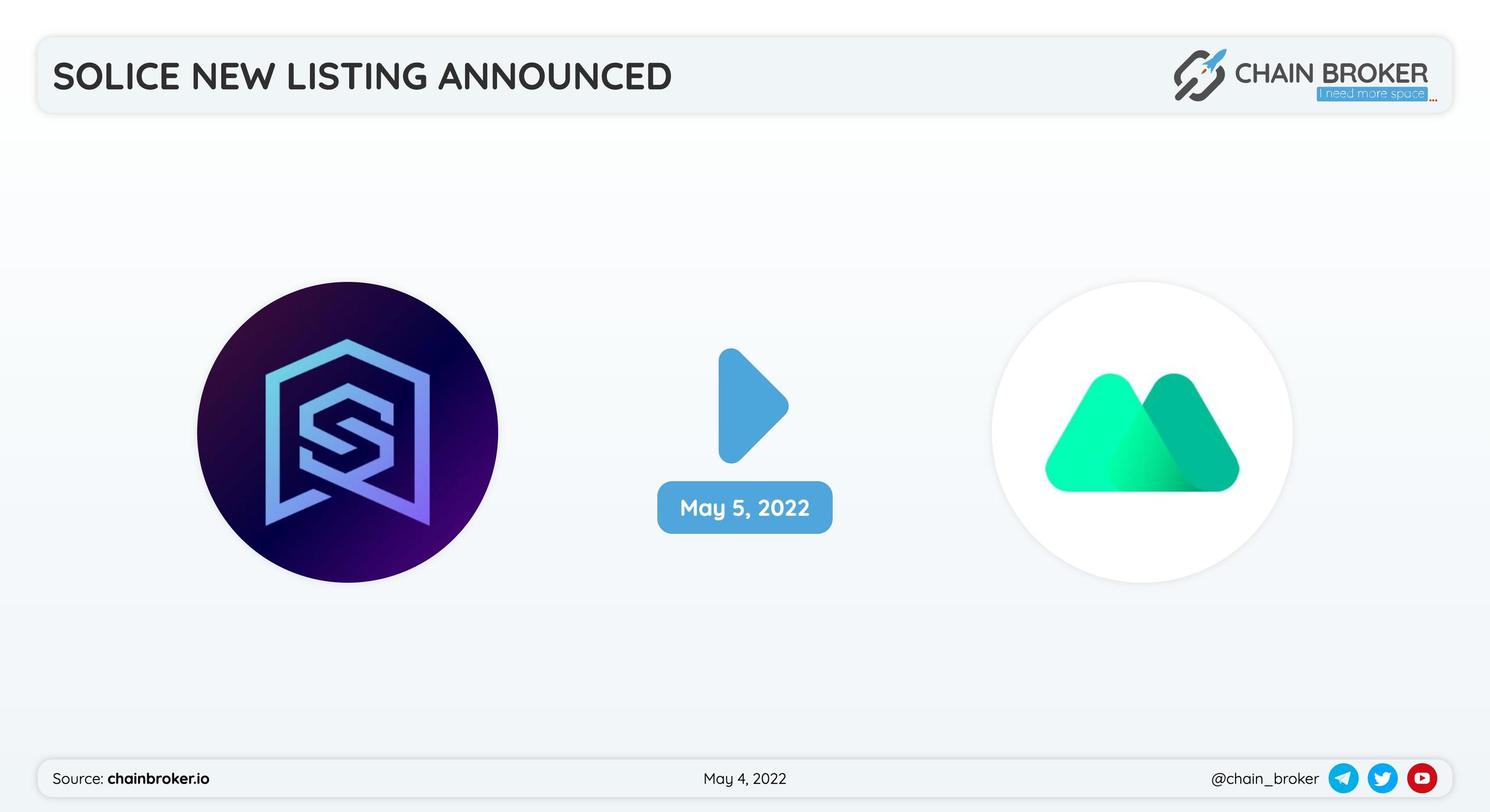 Solice has partnered with MEXC for a token listing.